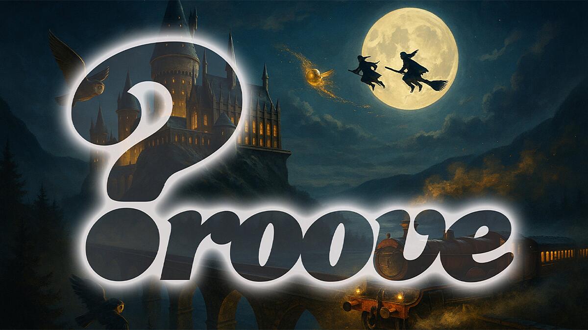 groove quiz, zauberschloss und hexen vor vollmond bei nacht