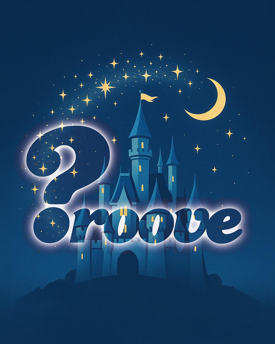 groove quiz, märchenschloss mit mond, sternen und fragezeichen