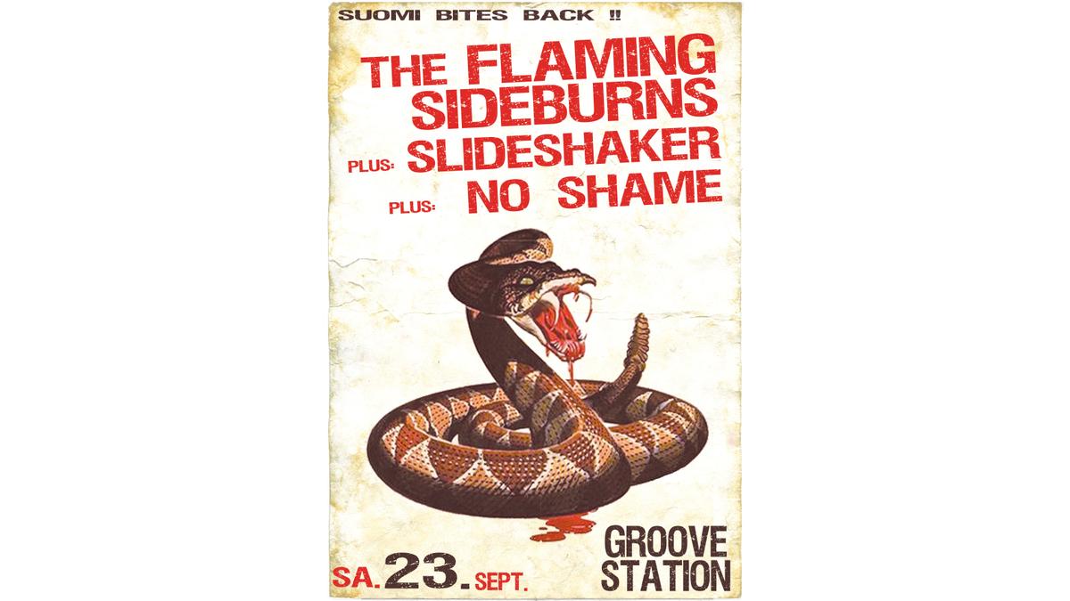 The Flaming Sideburns & Slideshaker